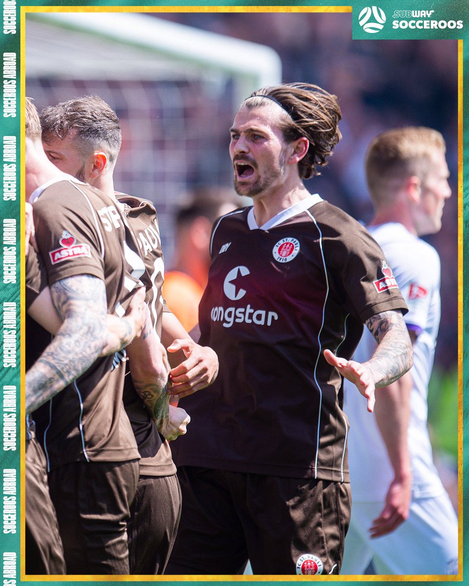 JACKSON IRVINE AND CONNOR METCALFE ARE HEADING TO THE BUNDESLIGA! 🇩🇪🙌👏

The Aussie duo played full matches as <a href="/fcstpauli_EN/">FC St. Pauli English</a> secured automatic promotion, with a game to spare, to return to the German top tier for the first time since the 2010/11 season after a 3-1 win over VfL