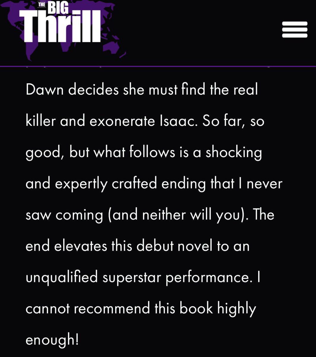 Thank you so much @thrillerwriters for this extraordinary review of Perfect Little Monsters! 🥹❤️ “…what follows is a shocking and expertly crafted ending that I never saw coming (and neither will you). The end elevates this debut novel to an unqualified superstar performance.”