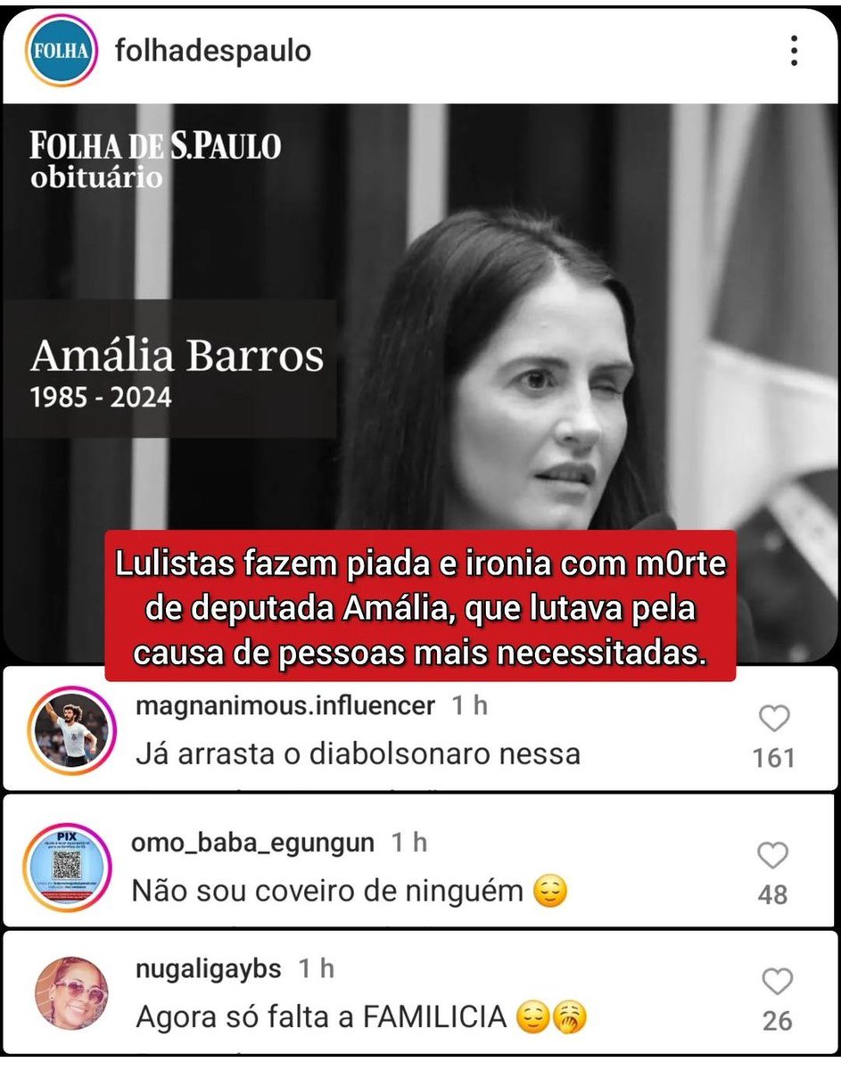 A gente vê de tudo por aqui, da turma do “amor”… que triste deve ser a pessoa que fica contente com a morte de alguém 🥹