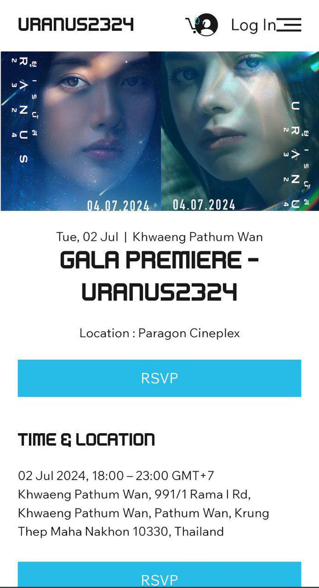 Gala premier for Uranus 🎬🧑‍🚀

uranus2324.com/event-details/…

#Uranus2324
#Uranus2324xFreenBecky 
#ฟรีนเบค