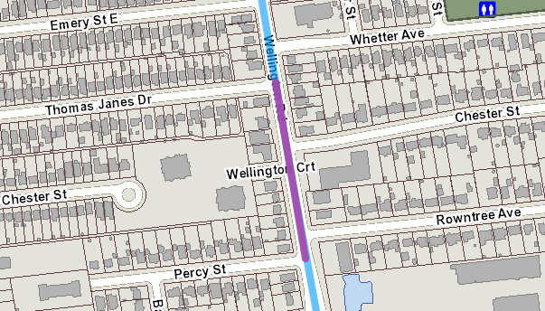 A temporary lane restriction is in place on Wellington Rd between Thomas Janes Dr & Percy St due to a watermain break. Wellington Rd is down to one lane in each direction. The restriction will remain in place until tomorrow when crews can repair the road surface. #ldnont