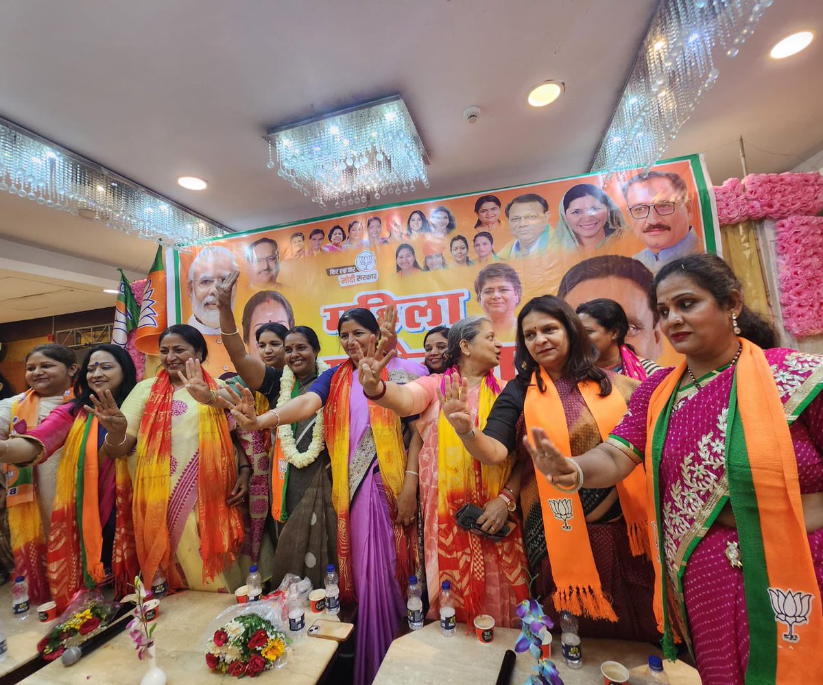 Addressed the Nari Shakti Sammelan in Keshavpuram, Chandni Chowk, Delhi, highlighting the strength and resilience of women. Empowering women is key to building a prosperous and inclusive society. PM Modi's governance reflects a strong commitment to women's empowerment. From…