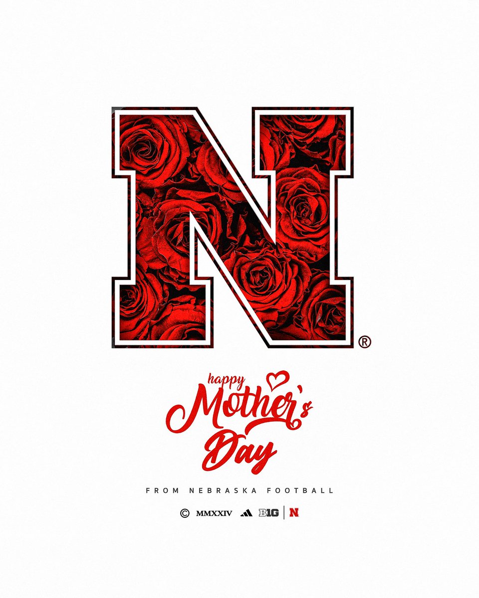 Happy Mother’s Day from Husker Football 🌹❤️ #GBR x #WhatsNExt!