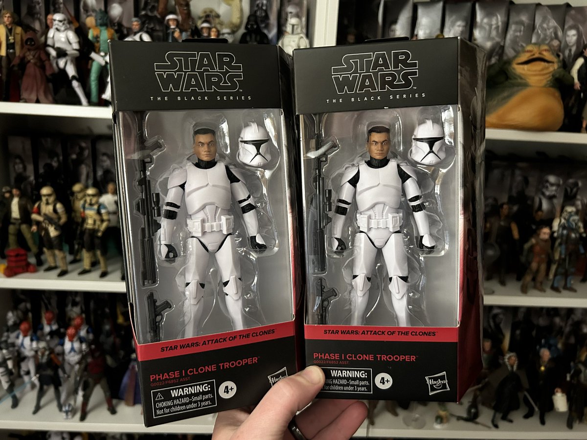 TBS Phase I Clone Troopers arrived via Amazon #hasbro #blackseries #starwarsblackseries #amazon