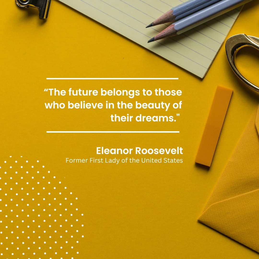 With each step, add a new stroke to the canvas of your future. 

Create a masterpiece that is uniquely yours!

#QuoteOfTheDay  #EleanorRoosevelt
 #callniecie