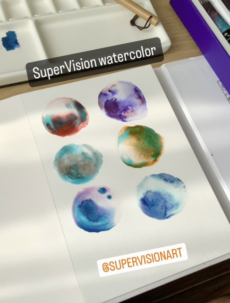 Supervision watercolor paints.
#supervision watercolor #russiawatercolors#iapaneaswatercolors#israelwatercolor #水彩画#watercolor_planet