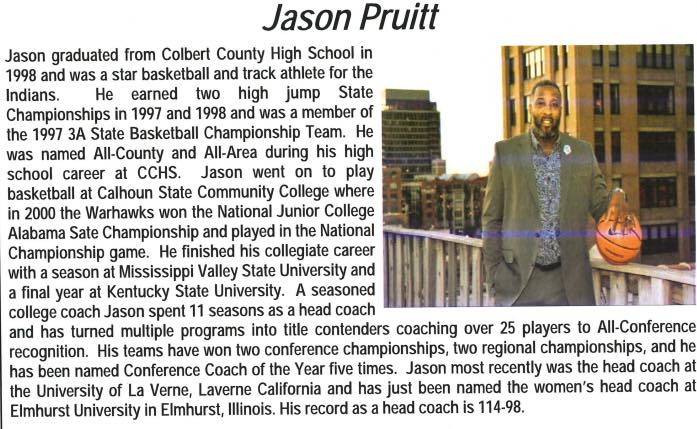 A big shoutout to Head Women's Basketball Coach @Coachjkpruitt for being inducted into the Colbert County Sports Hall of Fame Class of 2024! #FlyJaysFly