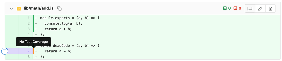 Having code coverage in PR reviews on <a href="/github/">GitHub</a> would be a game-changer