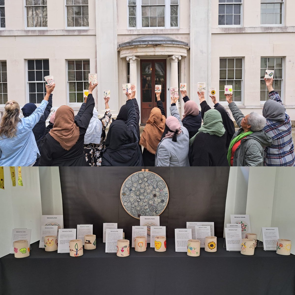Yesterday we had a lovely time at Soho House at an event hosted by <a href="/LegacyWM1/">Legacy WM</a> to celebrate the stitches of a wonderful group of women we have been stitching with at the end of our We Carry The Light project, commissioned by <a href="/LunarSoc/">The Lunar Society</a>. Lovely music. poetry and conversations.