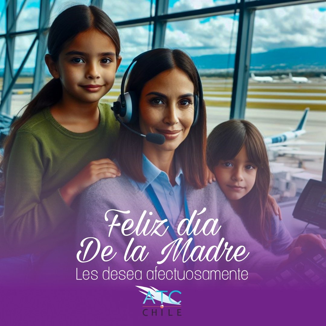 El colegio ATC CHILE A.G. Les desea a todas nuestras colegas un feliz día de la Madre 💕 

#SALUDOSCOLEGIOATC #mothersday #aviation #airtrafficcontrol #diadelamadre