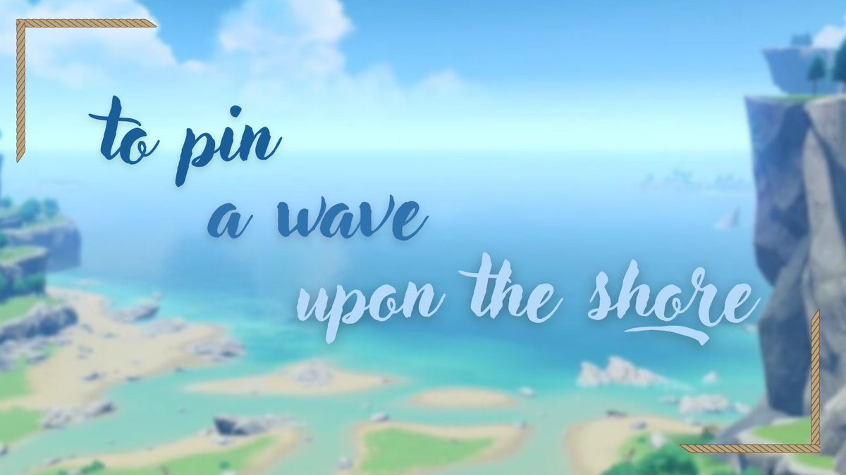 🧜🏽‍♂️to pin a wave upon the shore ch. 13: archiveofourown.org/works/47763808… #kaeluc
