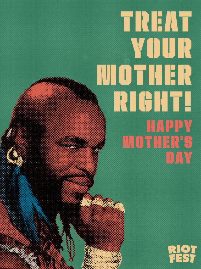 Happy Mother’s Day. Make sure to call you mom today. We certainly will…