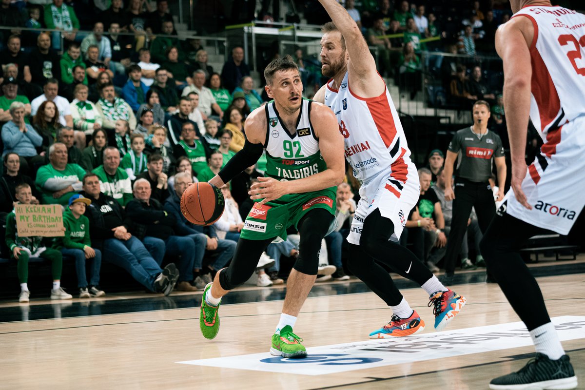 Halftime: Zalgiris - M Basket–Delamode 42-41.