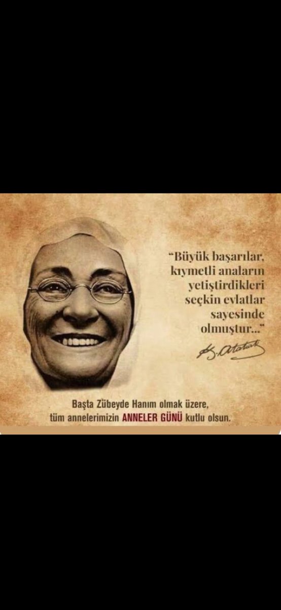 Senin de anneler günün kutlu olsun yiğit askerin yiğit anası, hepimizin anası Zübeyde Hanım
