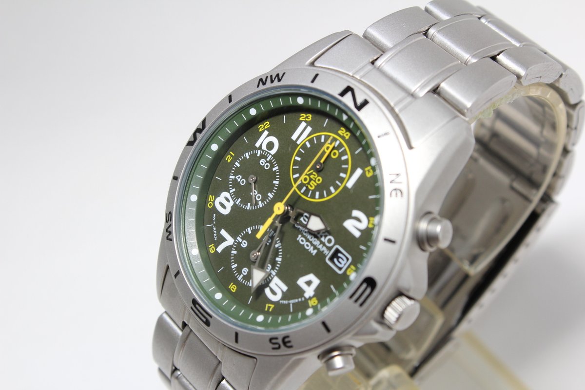 SEIKO CHRONOGRAPH 7T92-0DX0 analog watch atsushi2019.etsy.com/listing/171110… #etsysale #seikovintage #etsyshop