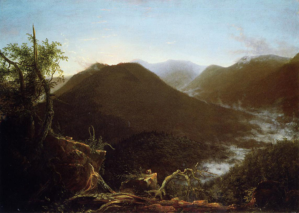 Sunrise in the Catskill Mountains wikiart.org/en/thomas-cole…