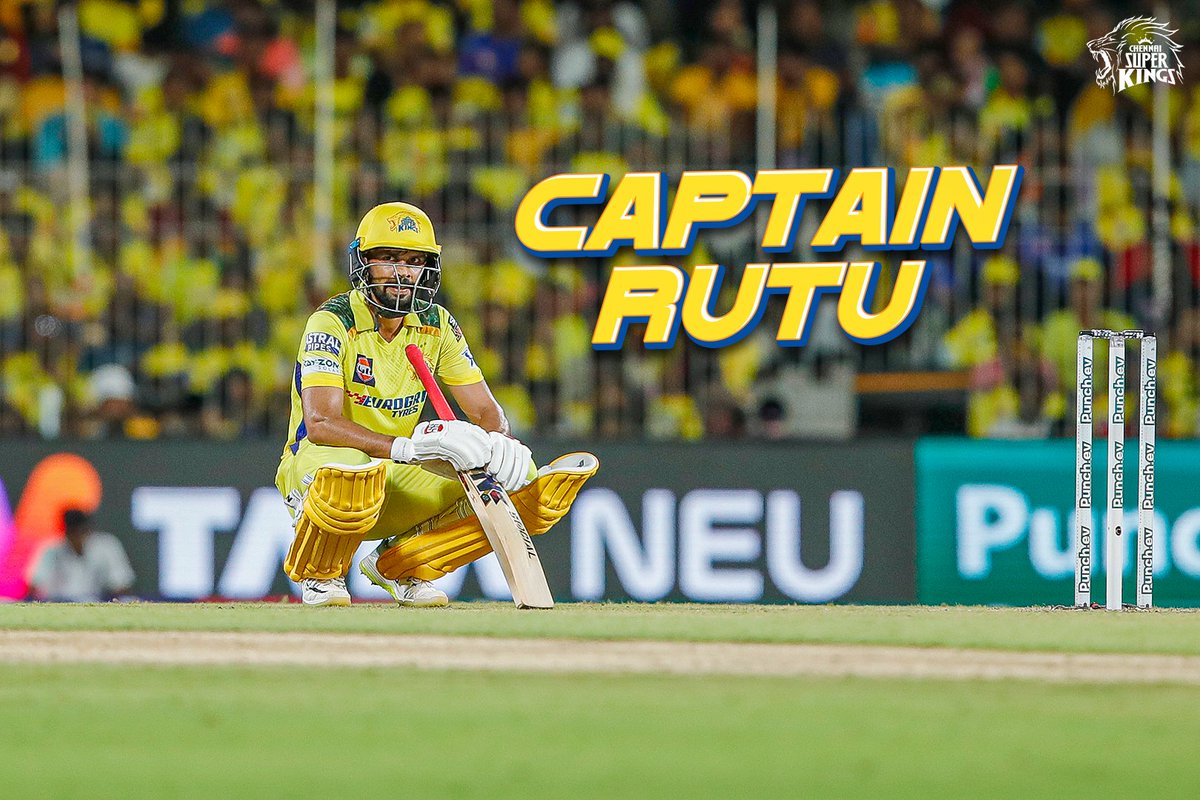 The Northern STAR showing the way! ✨🦁 #CSKvRR #WhistlePodu 🦁💛 @Ruutu1331