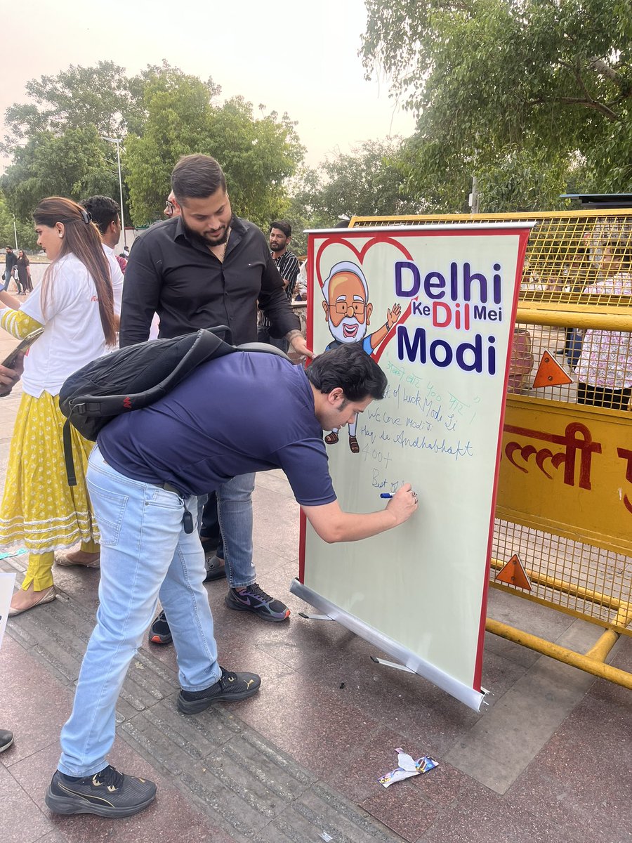 #DelhiKeDilMeModi