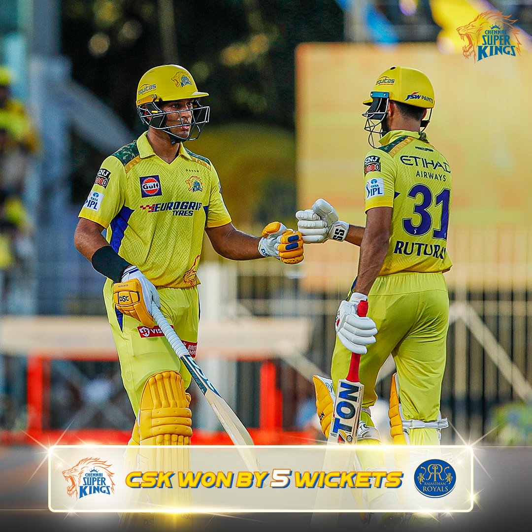 CSK clinch Valuable 2 Points Against RR ... They move to 3rd #IPL2024 || #CSKvsRR