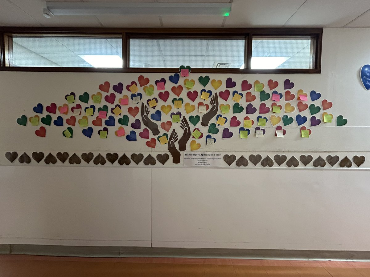 HAPPY NURSES’ DAY! The #TeamSurgery APPRECIATION TREE is in full bloom snd we will be celebrating tomorrow with a Treats Trolley Dash! #NursesDay2024 @cath_puttock @SopDivision @hcdocherty1 @PHU_NHS @lizzie_keen86 @sabaderc @LizRix_PHU