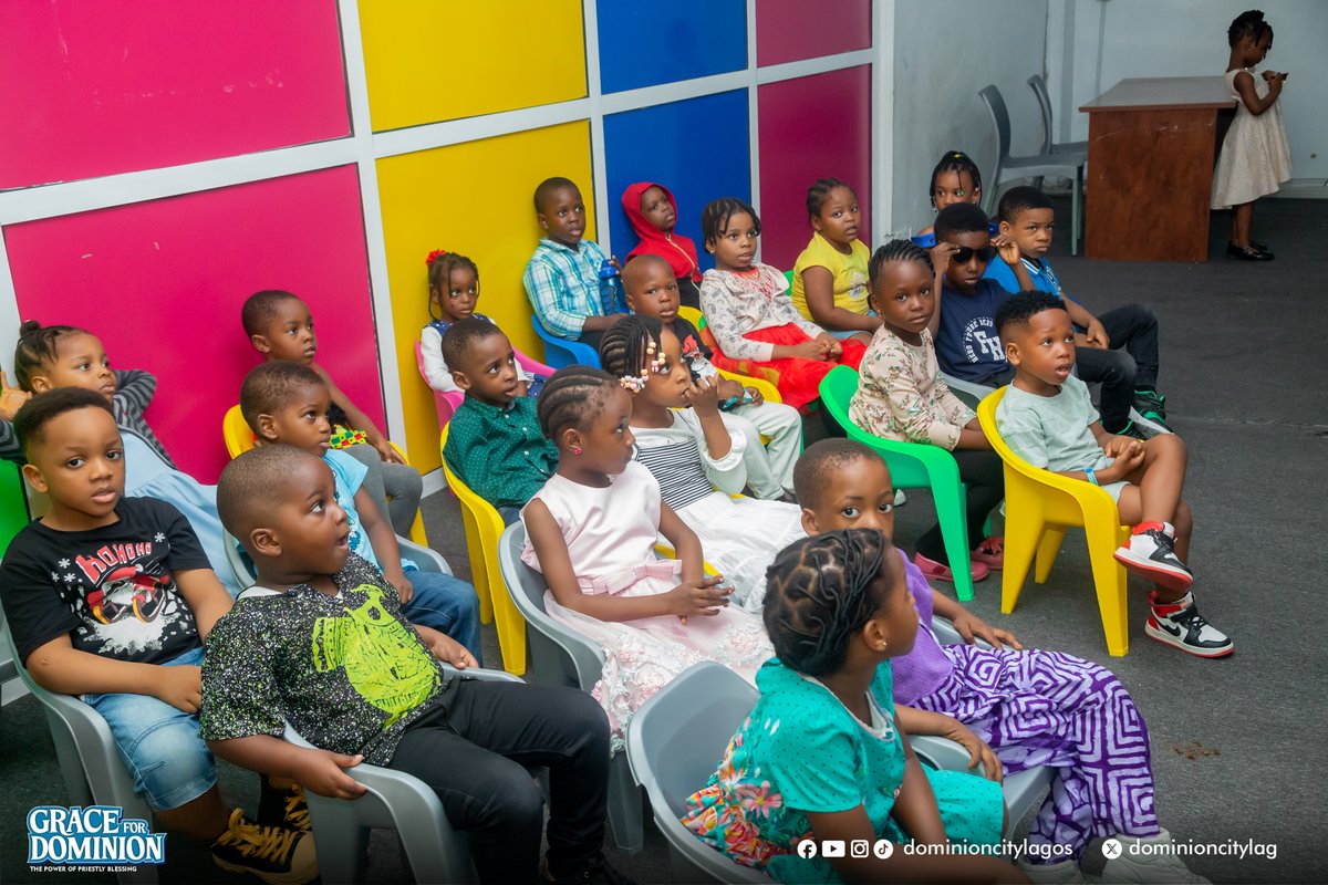 'Train up a child in the way he should go; even when he is old he will not depart from it.' Proverbs 22:6

#DominionCity #DCLagosHQ #GraceForDominion #PriestlyBlessing