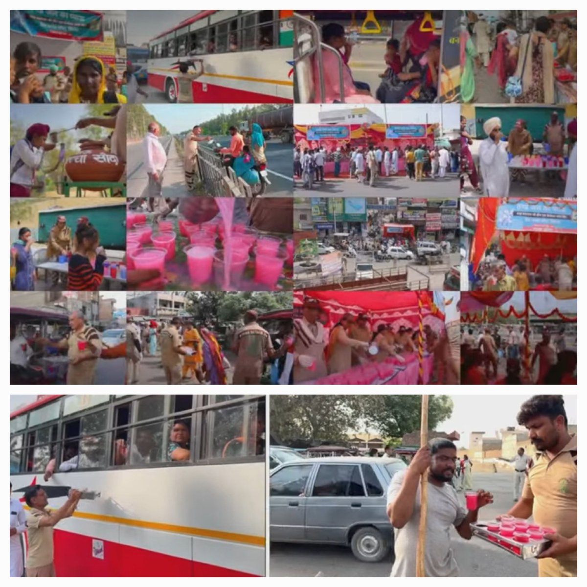 Millions gathered in Salabatpura, Punjab to celebrate Satsang Bhandara month of Dera Sacha Sauda. The main highlights of #SatsangBhandaraSalabatpura were-
-Holy sermons by Ram Rahim Ji
-Documentary on SERVE -THIRSTY WITH WATER
And delicious langar!