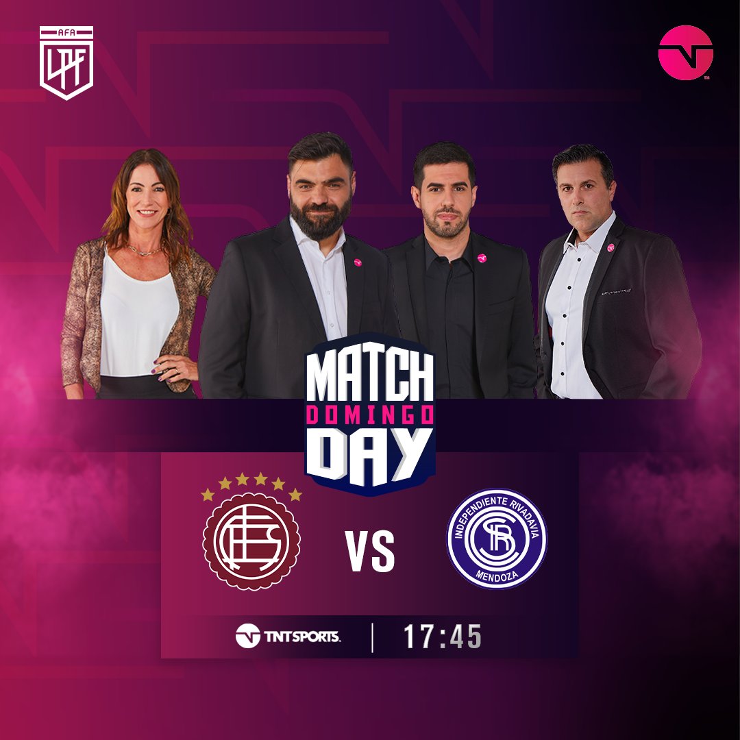 TNT Sports Argentina (@tntsportsar) on Twitter photo SE JUEGA EN EL SUR ⚽
Desde las 17:45 horas, no te pierdas Lanús vs. Independiente Rivadavia por la pantalla de TNT Sports 🤝
🎙 <a href="/olavegol/">diego olave</a> - <a href="/MatiBustosMilla/">Matías Bustos Milla</a> - <a href="/MaguiAicega/">Magui Aicega</a> - <a href="/juanpvila/">Juan Pablo Vila</a>
#LPFxTNTsports SE JUEGA EN EL SUR ⚽
Desde las 17:45 horas, no te pierdas Lanús vs. Independiente Rivadavia por la pantalla de TNT Sports 🤝
🎙 <a href="/olavegol/">diego olave</a> - <a href="/MatiBustosMilla/">Matías Bustos Milla</a> - <a href="/MaguiAicega/">Magui Aicega</a> - <a href="/juanpvila/">Juan Pablo Vila</a>
#LPFxTNTsports