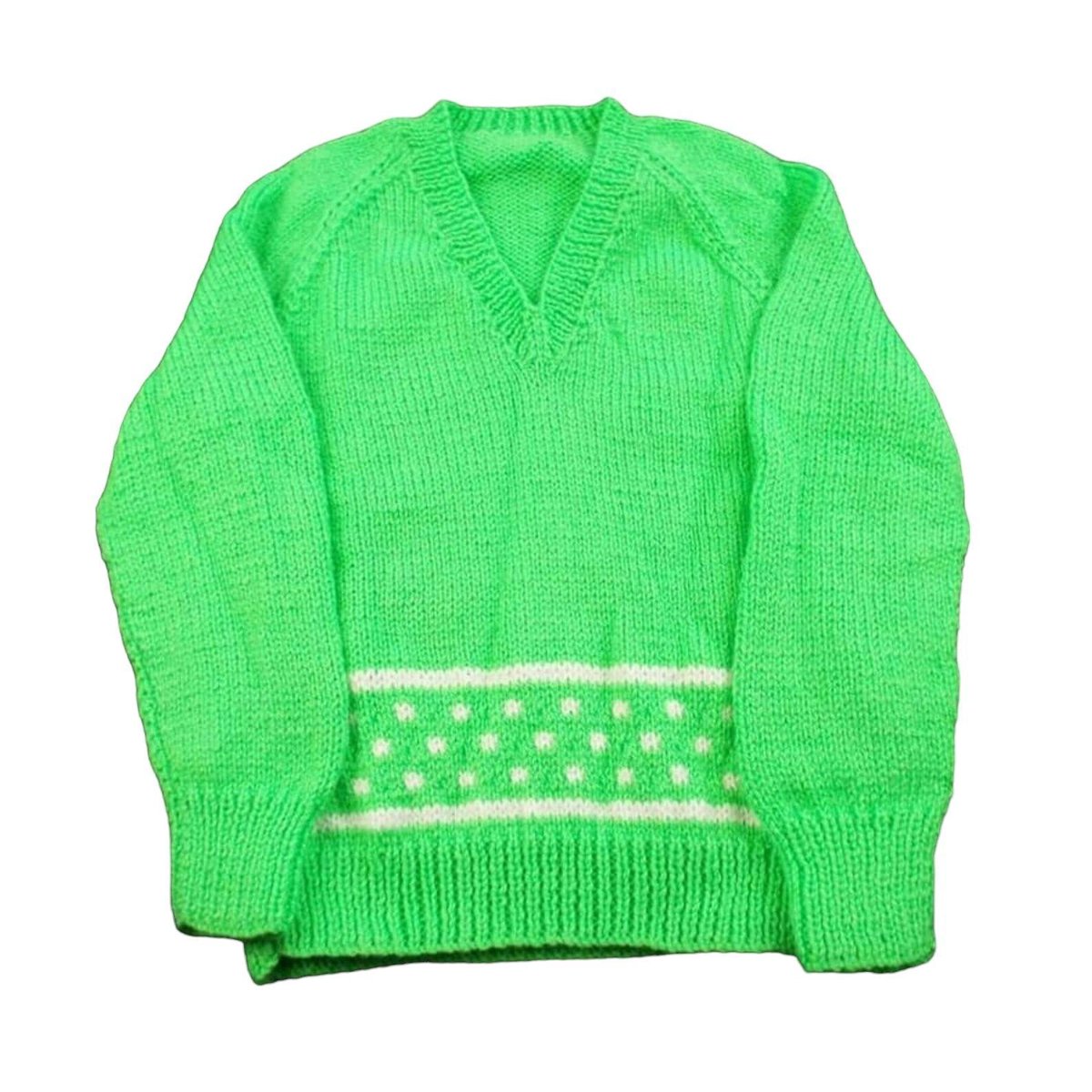 Brighten up the wardrobe with this vibrant hand-knitted v-neck jumper for boys and girls. Made with love and fits a 26-inch chest. Visit my #Etsy store now! #Knittingtopia #Handmade knittingtopia.etsy.com/listing/169607… #craftbizparty #MHHSBD
