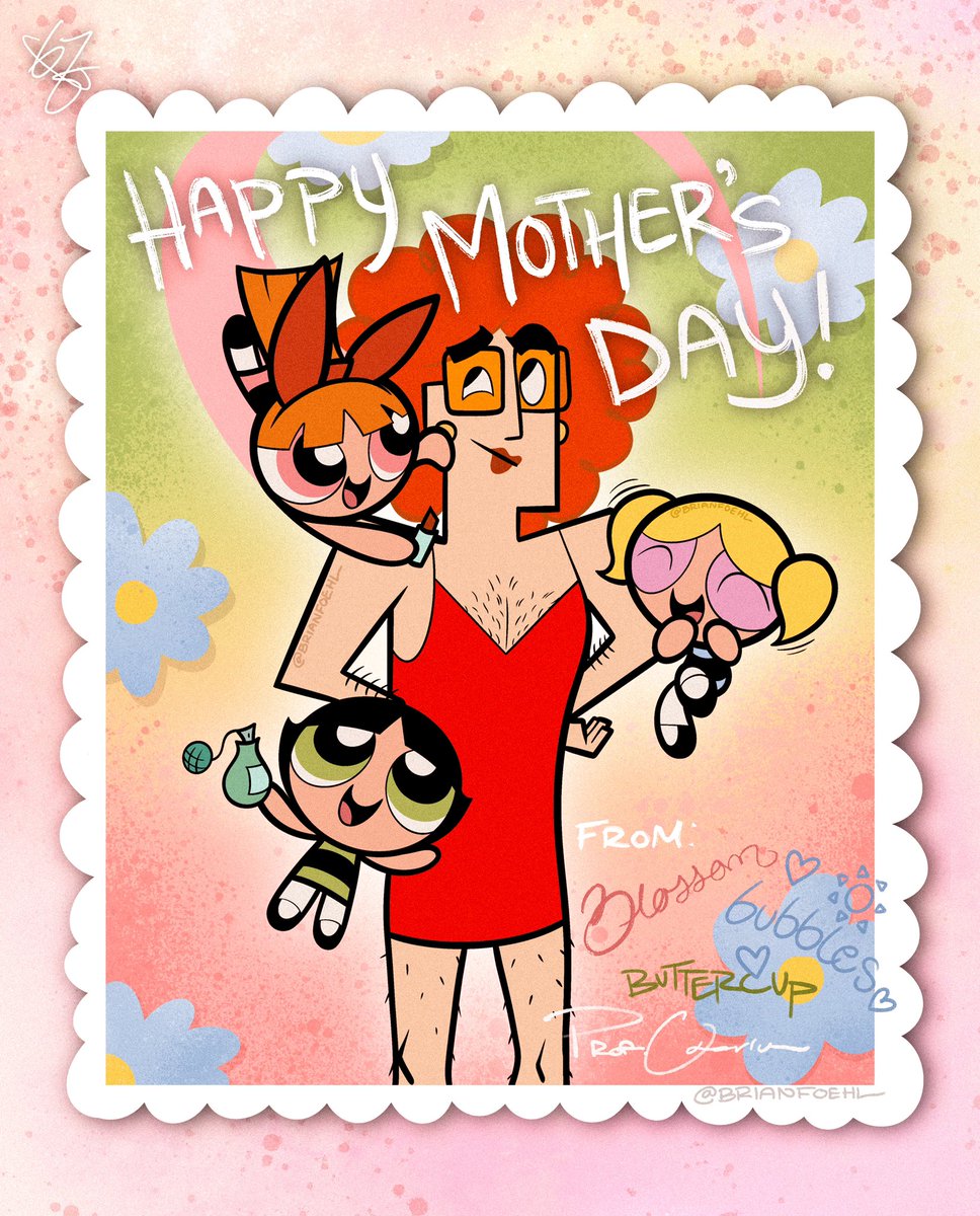 Happy Mother’s Day! 🌸☀️

#MotherDay #PowerpuffGirls #Utonium  #PPG #art #ocart #CartoonNetwork #WarnerBros #cute #Moms