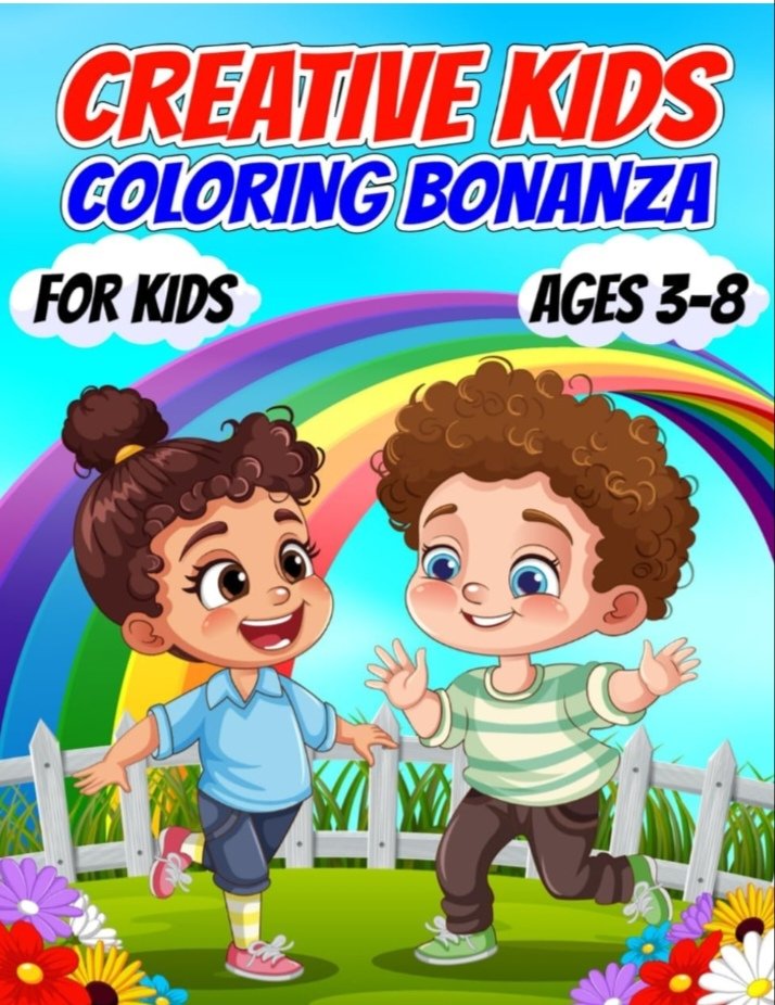🌼🌻🌼🌻🌼🌻🌼🌻🌼🌻🌼🌻🌼🌻

📝CREATIVE KIDS COLORING BONANZA: FOR KIDS AGES 3 to 8

By JOHN HARRISON

✅GET YOURS NOW.
👇👇👇👇👇👇👇👇

amazon.com/dp/B0D3J5HD56 

#kidscoloring #coloring #kidsdrawing #coloringbook #coloringpages #coloringpage #kidsart #drawing