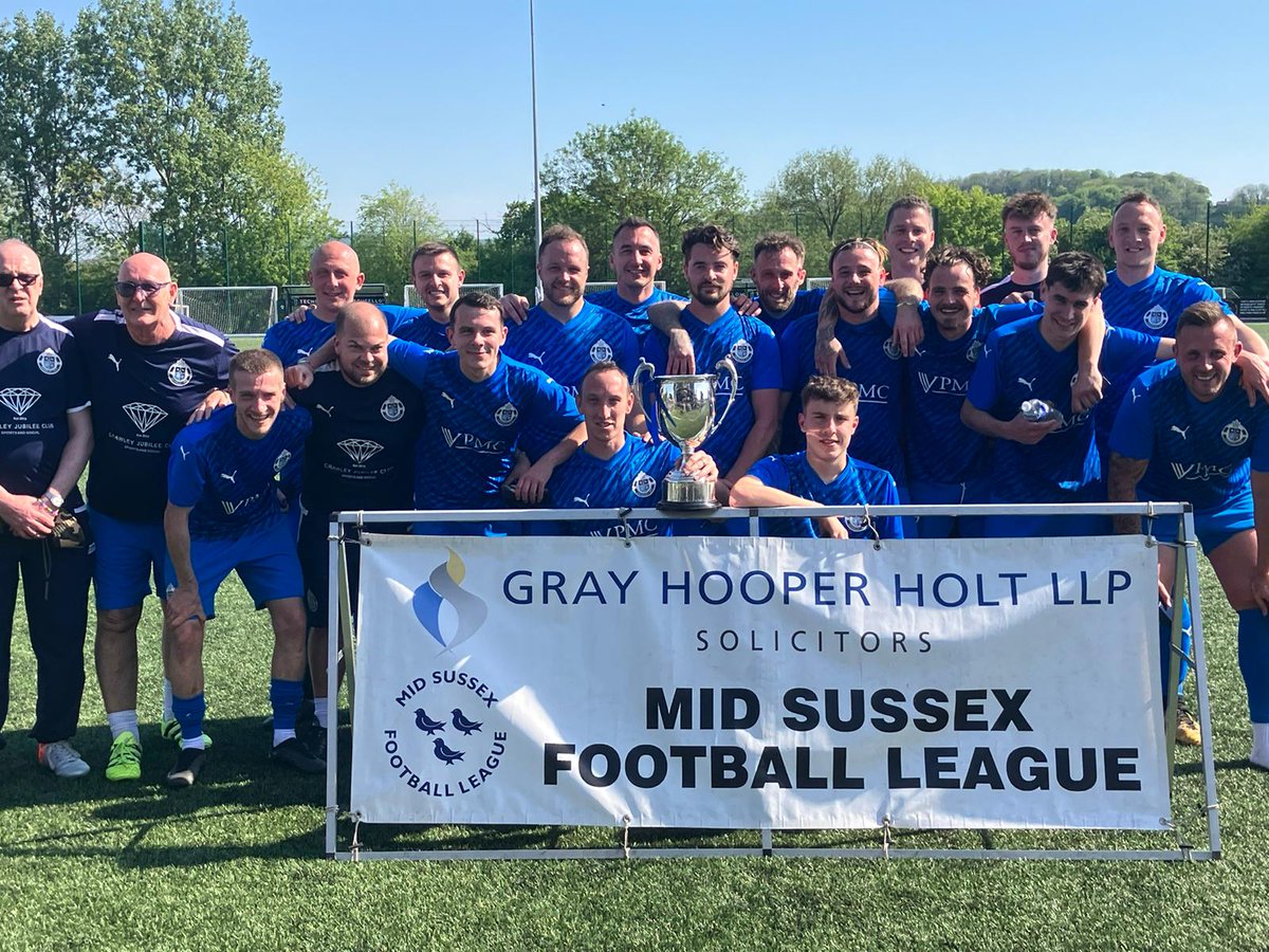 Crawley AFC were winners of the Mowatt Challenge Cup in its centenary year. A tight match played in searing heat at Ringmer against Wivelsfield Green saw them win 1-0.