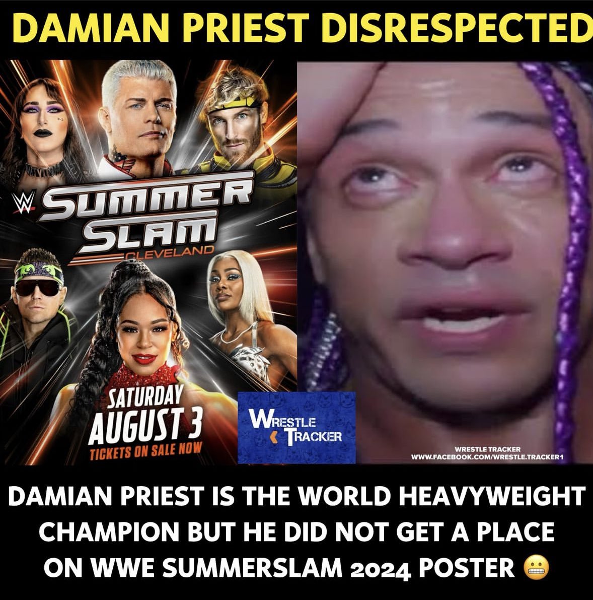 Damian Priest deserves better… #DamianPriest #WWE
