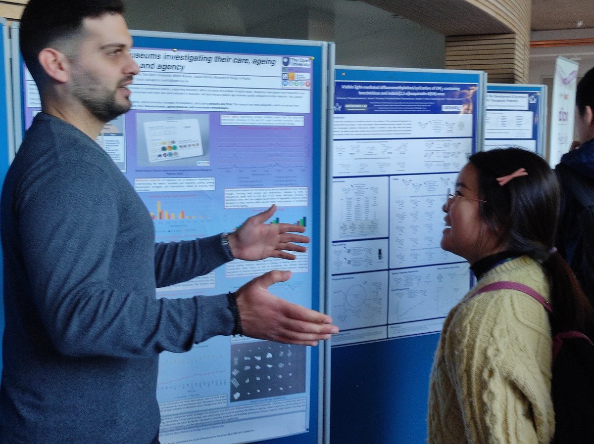Congratulations to Panos on coming 2nd in the poster competition at the RSC Organic Chemistry Community South & East Region Meeting 2024 last week. @OU_STEM @OUGradSch