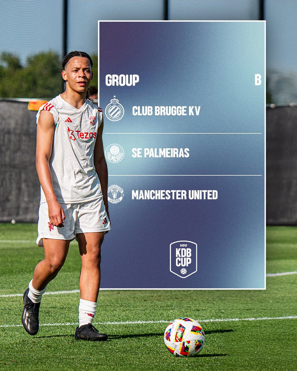 #MUFC U15s have been drawn with Club Brugge KV and Palmeiras for the KDB Cup 

I have partnered with VEO for the tournament so hoping to bring you some exclusive footage!