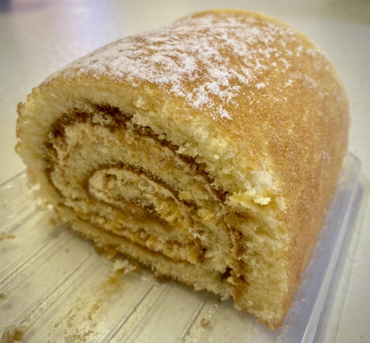 Happiness is… Caramel Swiss roll 🥰🥰😋😋