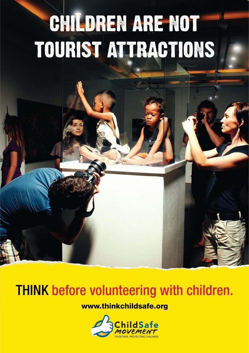Are you considering #volunteering overseas during your travels? There is sound practical advice in this #ChildSafe video - please THINK about your impact & #volunteer FOR, not WITH children! thinkchildsafe.org/volunteers/ #childprotection #responsiblevolunteering #responsibletravel
