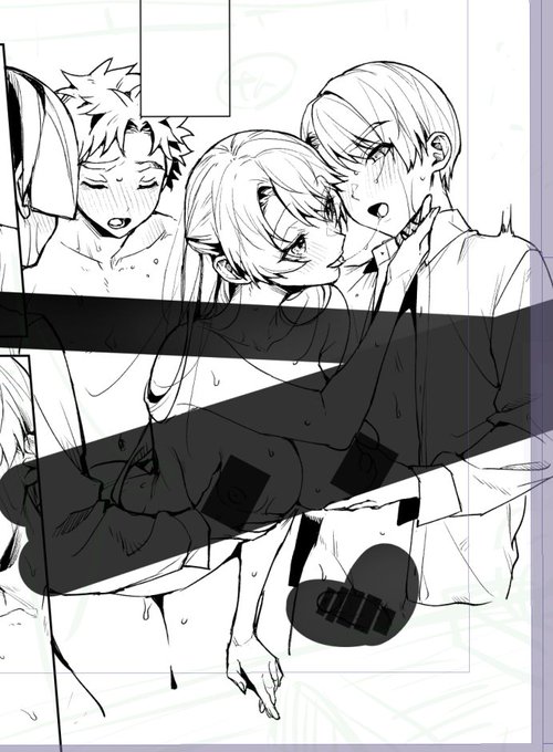 前編、昨日1日で下書き全ページ終えたので今日から線画をゴリゴリに進めていく…🖊 