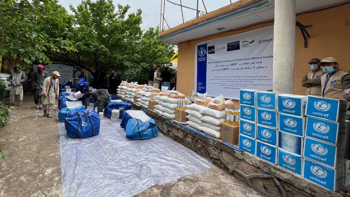 Our thoughts are with all affected in #Afghanistan by severe floods in Baghlan Province. This extreme weather event underscores the need for climate-resilient humanitarian efforts. We are working with partners and national authorities to provide shelter, food and healthcare.