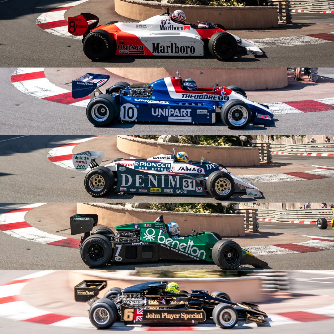 F1 cars + Monaco hairpin = Iconic 😍 #MonacoHistoric #F1