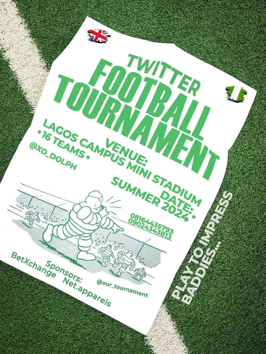 ⚽️⚽️TWITTER FOOTBALL TOURNAMENT⚽️⚽️

4 TEAMS LEFT 
HMU TO REGISTER @Xo_dolph @our_tournament