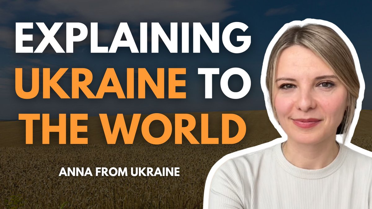 We have a fantastic interview with a fantastic person! @AnnaFromUA_YT, a mega-promoter of Ukrainian culture and resilience! Watch! youtu.be/vinIPx1rnk8