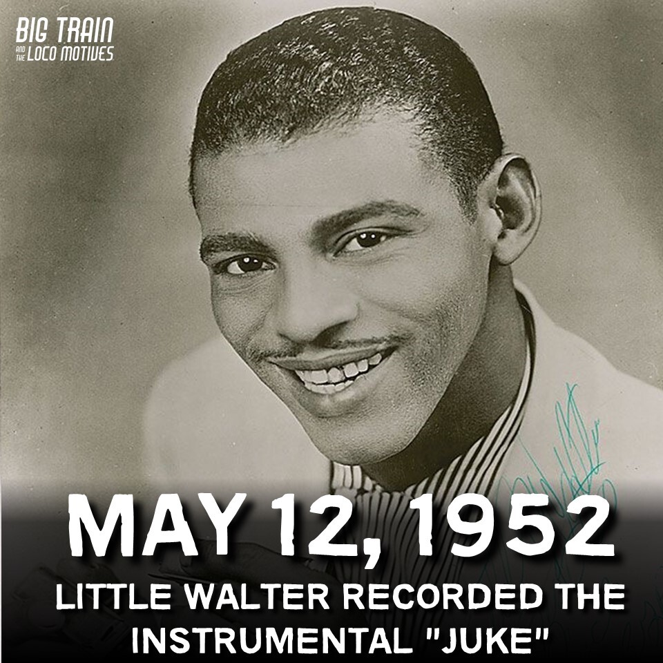 HEY LOCO FANS - On this day in 1952, blues harmonica virtuoso Little Walter recorded 'Juke' and was released by Checker Records the same year. #Blues #BluesMusic #BigTrainBlues #BluesHistory #ChicagoBlues #Chicago #BluesHarmonica #Harmonica #BluesHarp