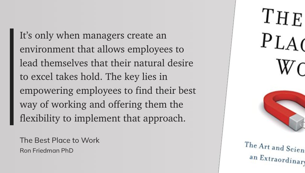 You decide what needs to be done - They decide how they would like to do it...