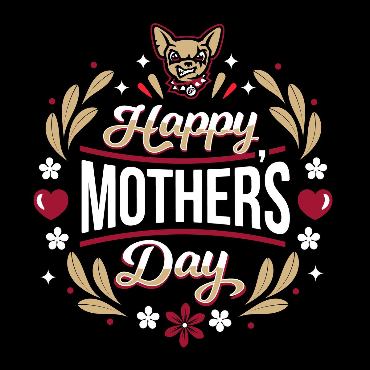 Here's to all the incredible Chihuahuas fans who double as amazing moms! Happy Mother's Day! May your day be filled with love, laughter, and a home run of happiness. Cheers to you, the MVPs of our hearts!