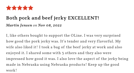 Huskers fans are loving @PipelineJerky - check it out today - makes a great stocking stuff for Christmas!