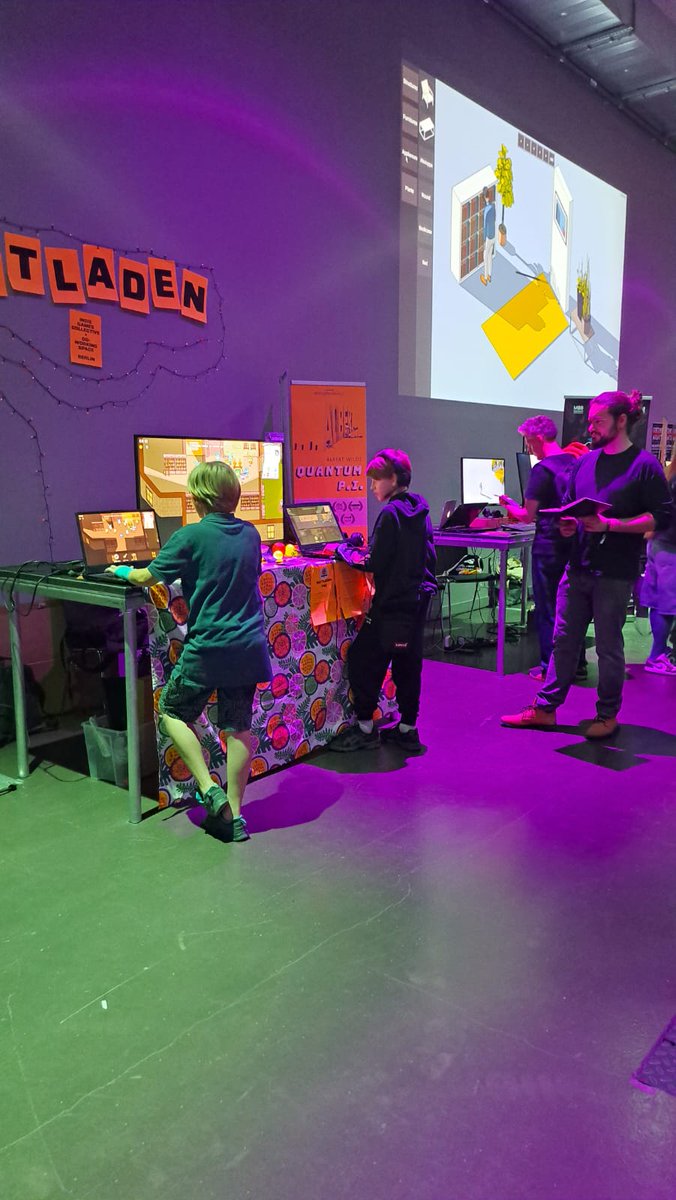 Had a blast showcasing The Masquerade at <a href="/AMazeFest/">A MAZE.</a> at the <a href="/saftladenberlin/">Saftladen Berlin 🍊</a> stand. Got a ton of valuable feedback, and it felt amazing to see a bunch of kids coming back every day to play more rounds and show the game to their friends