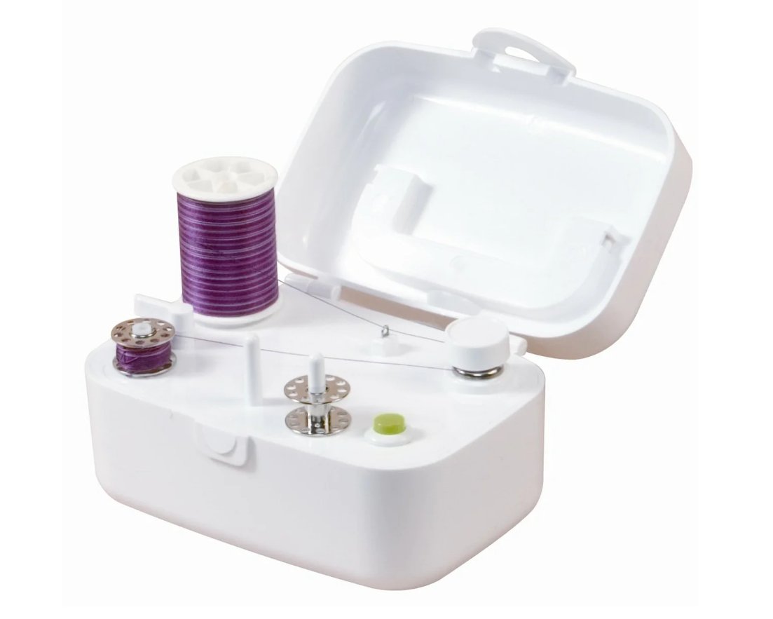 Say goodbye to winding bobbins by hand! Introducing the Sidewinder Portable Bobbin Winder, the revolutionary machine that makes winding bobbins a breeze. Buy now and start winding bobbins like a pro! jaycotts.co.uk/collections/se… #sewing #crafting