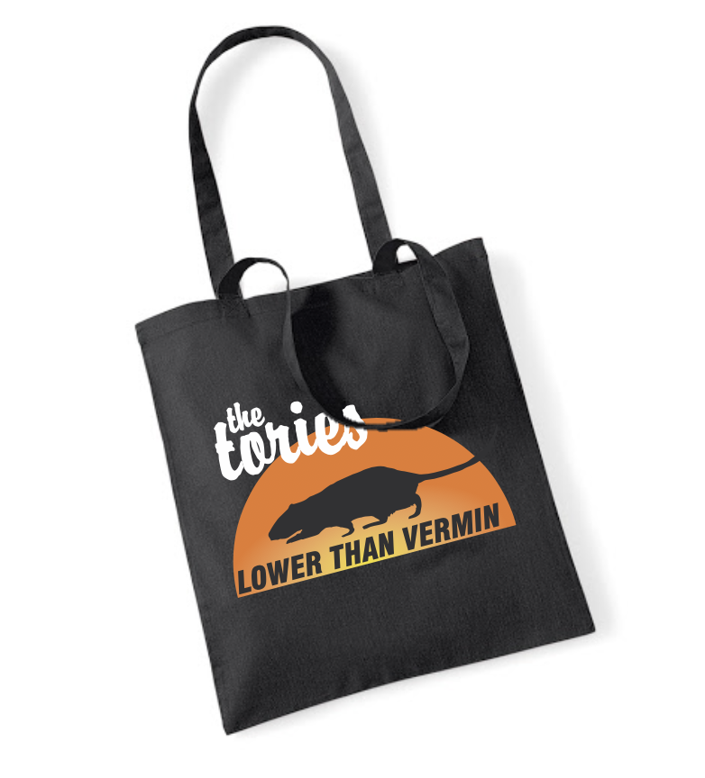 The Tories Lower Than Vermin cotton tote bag #CaltonBooks #BevanWasRight ow.ly/QPyv50RvuRX