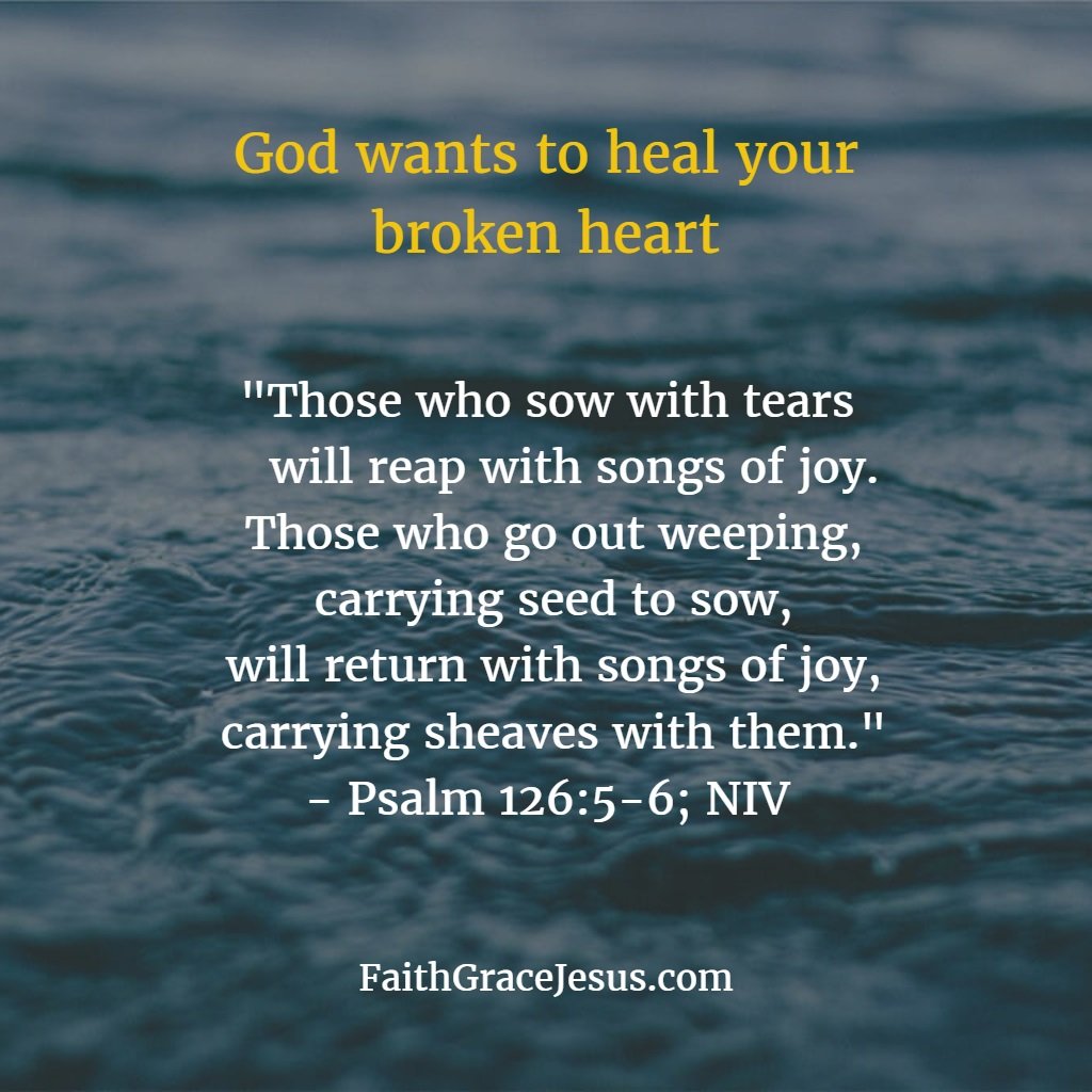 Lord there are many whose hearts are broken due to the hurt, abuse and even violence they may have suffered at the hands of others. We pray that they would experience your healing power. Amen