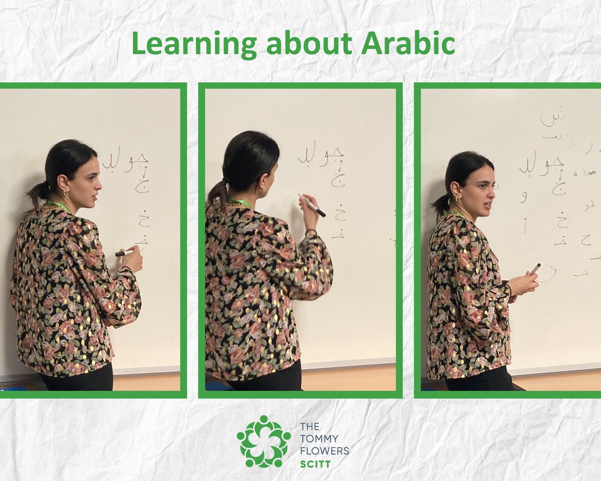 It’s so important that multilingualism is valued and encouraged in our classrooms and training rooms. Huge thanks to primary trainee, Julia, for teaching us about Arabic and to @JoteachesEAL for a great session. #TFSCITT #getintoteaching #teachertraining #EAL #multilingualism